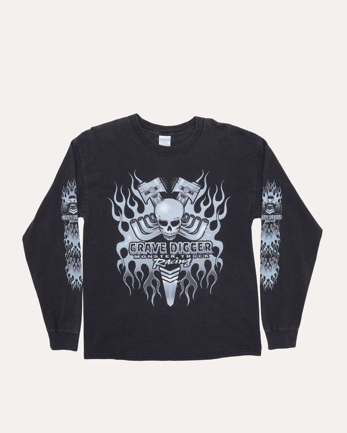 Grave Digger Monster Truck Long Sleeve T-Shirt