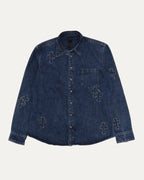 Denim Cross Patch Shirt