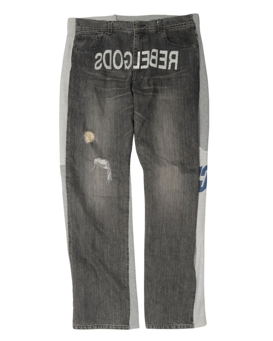 AW02 REBELGODS Hybrid Denim Jeans