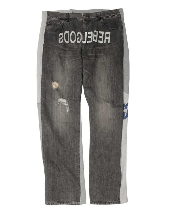 AW02 REBELGODS Hybrid Denim Jeans