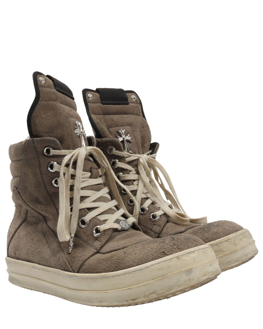 Rick Owens Reverse Leather Geobasket