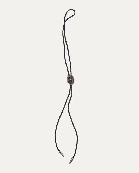 Oval Cross Bolo Tie