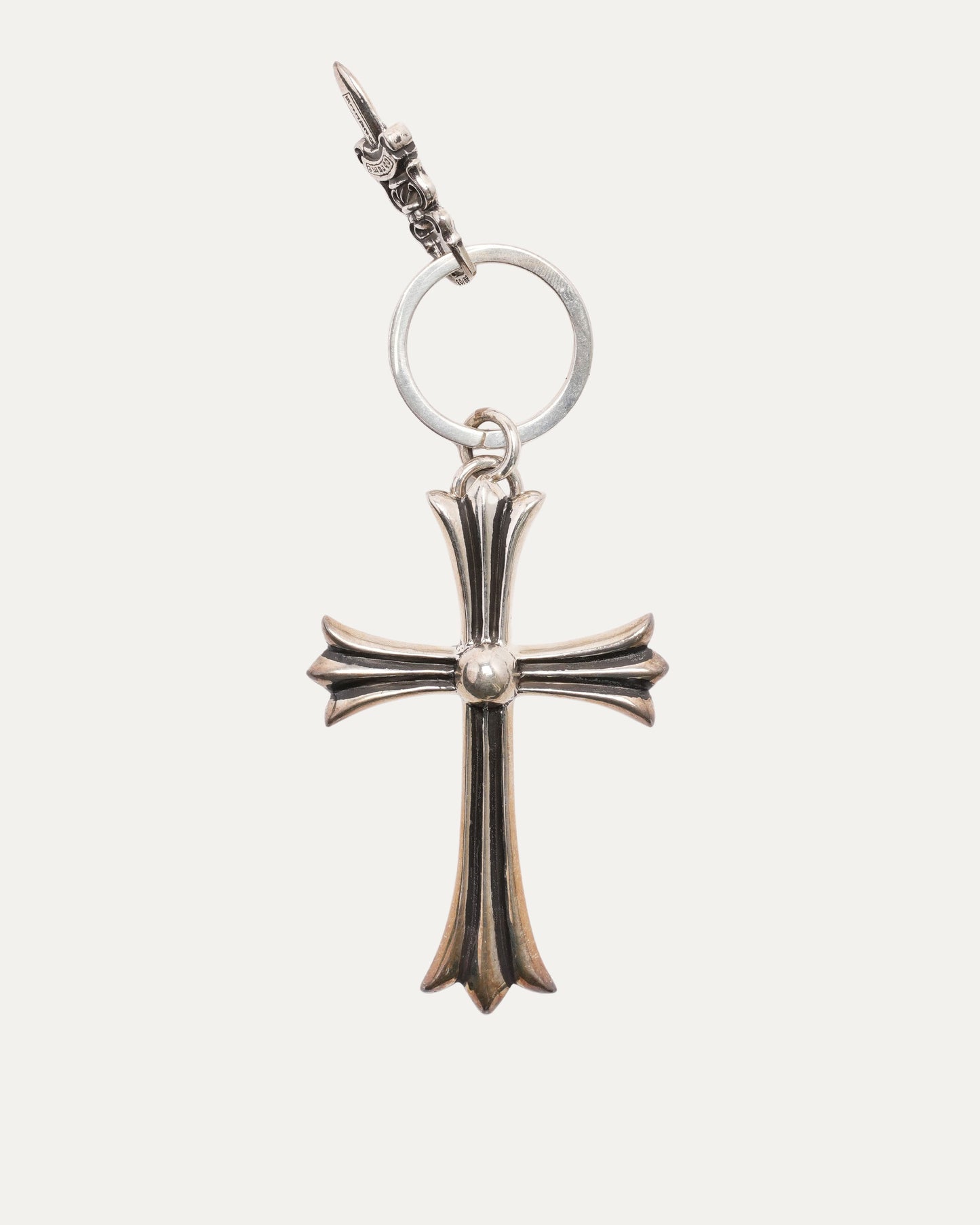 Large Cross and Dagger Keychain