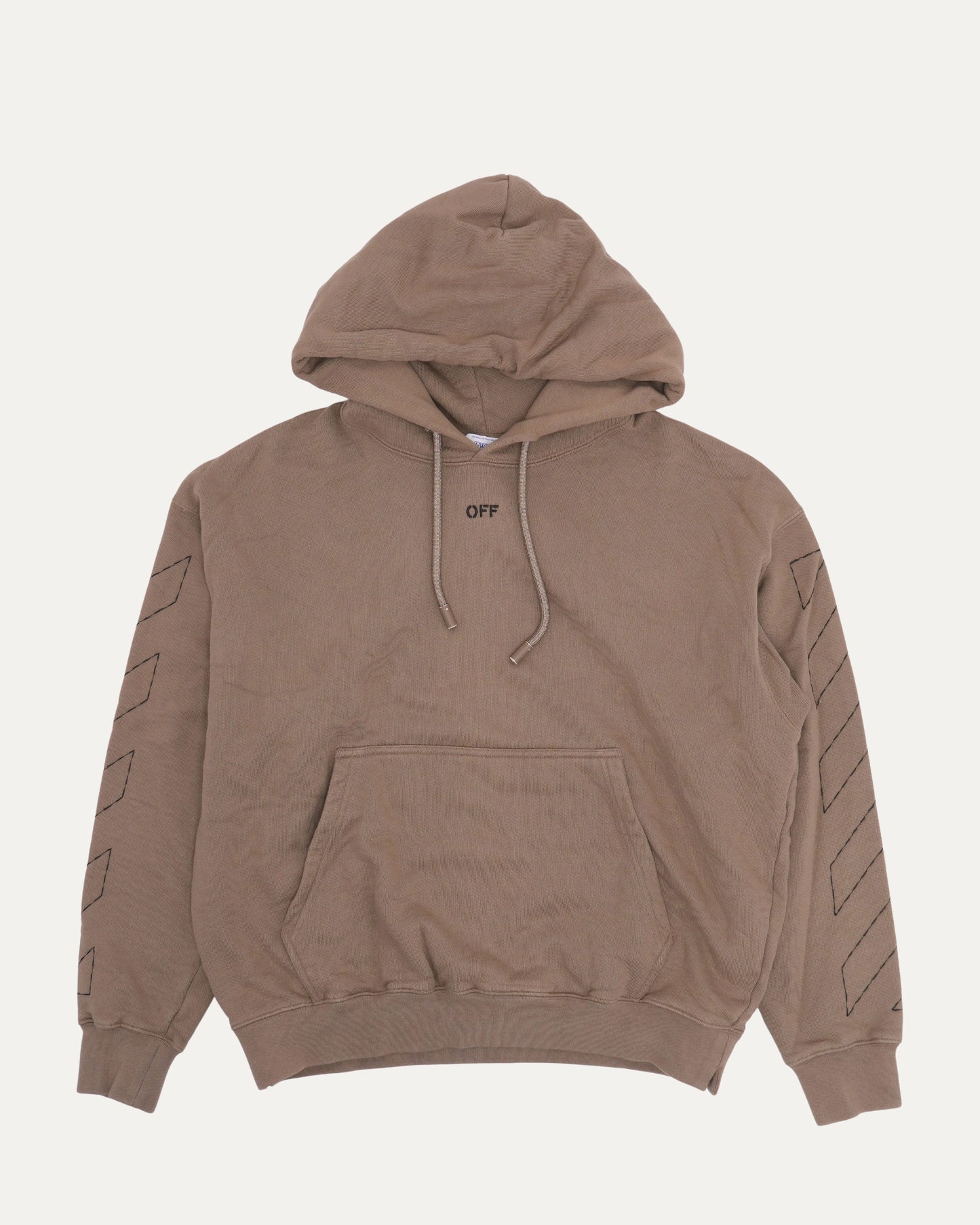 Diagonal Logo Hoodie