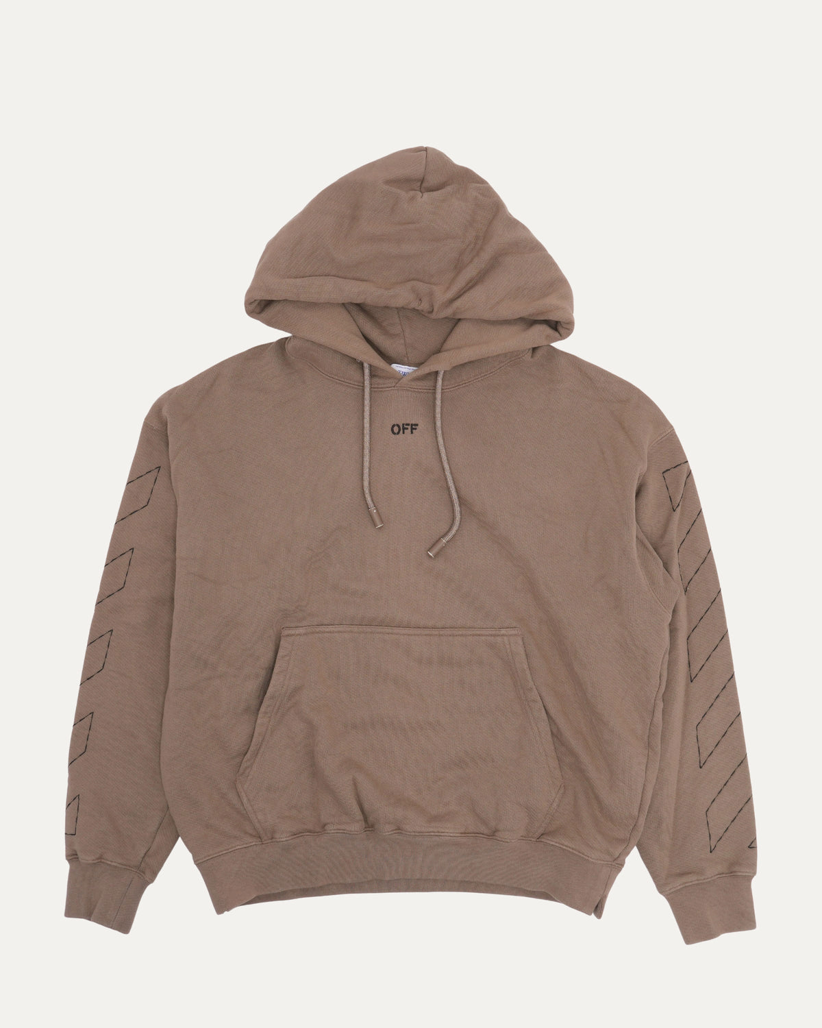 Diagonal Logo Hoodie