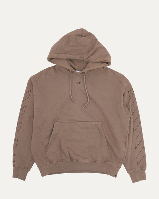 Diagonal Logo Hoodie