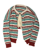 Cropped Tie Cardigan