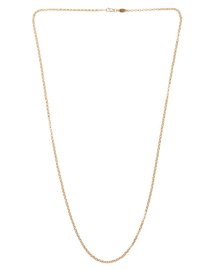22k Gold Necklace Roll Chain