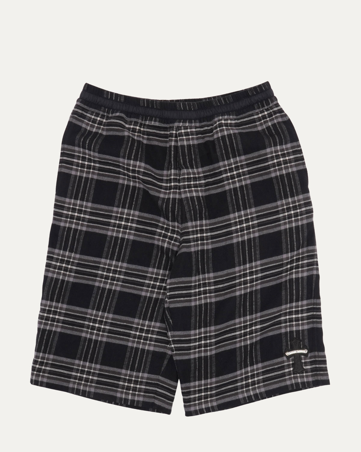 After School Cross Patch Flannel Shorts
