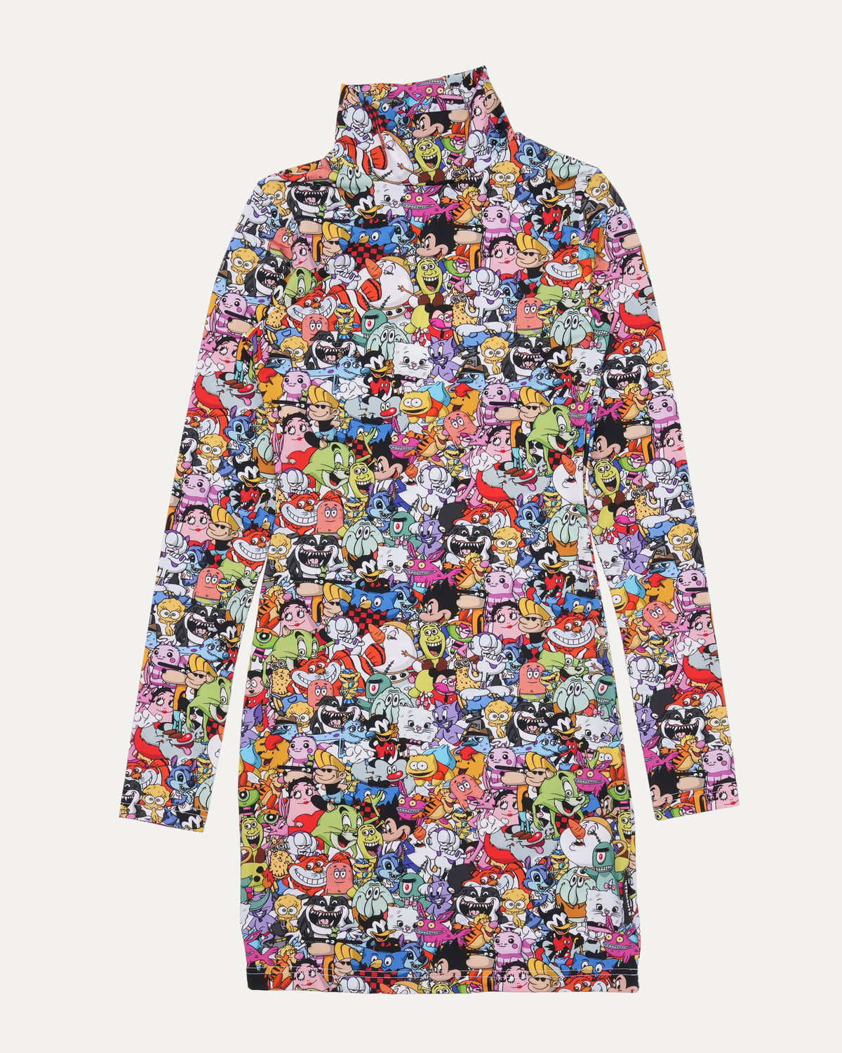 Cartoon Character Mini Dress