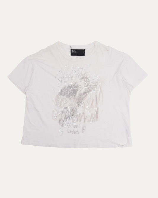 Rhinestone Scribble T-Shirt