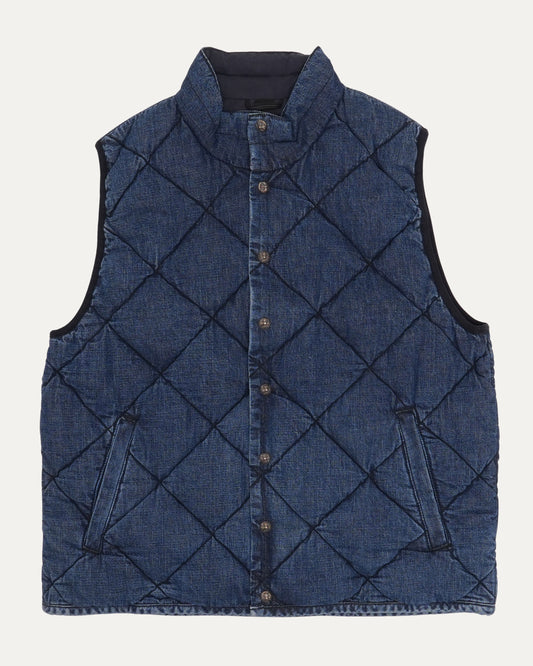 Teenage Kicks Quilted Denim Vest