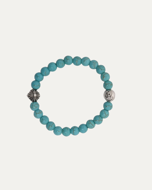Turquoise Plus Ball Bead Bracelet