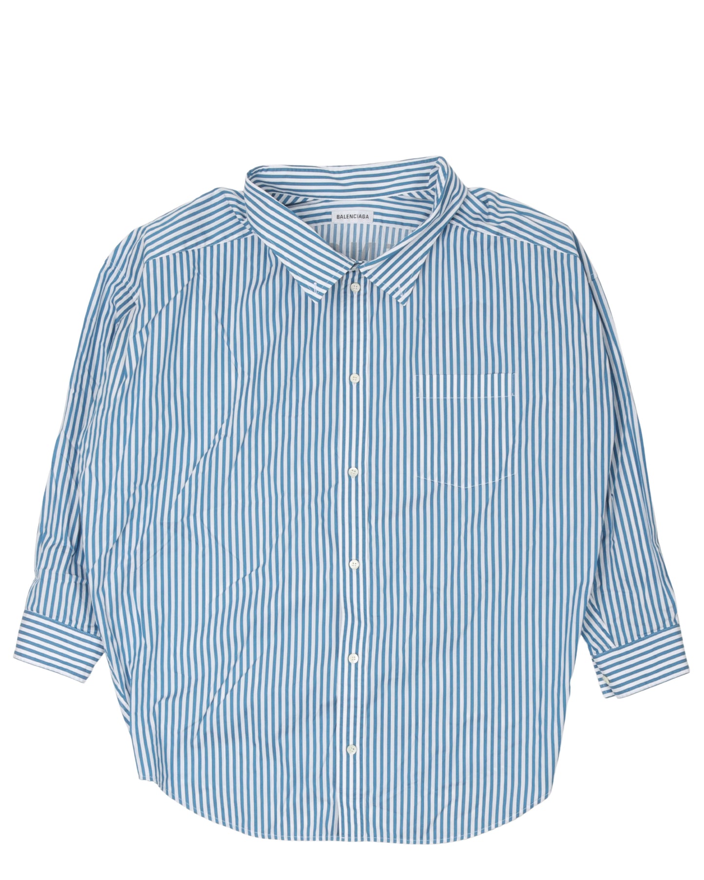 Striped Back Logo Shirt