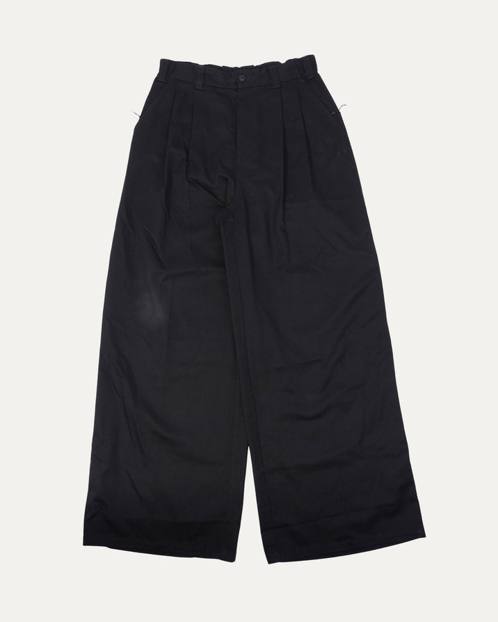 Pleated Wide Leg Trousers