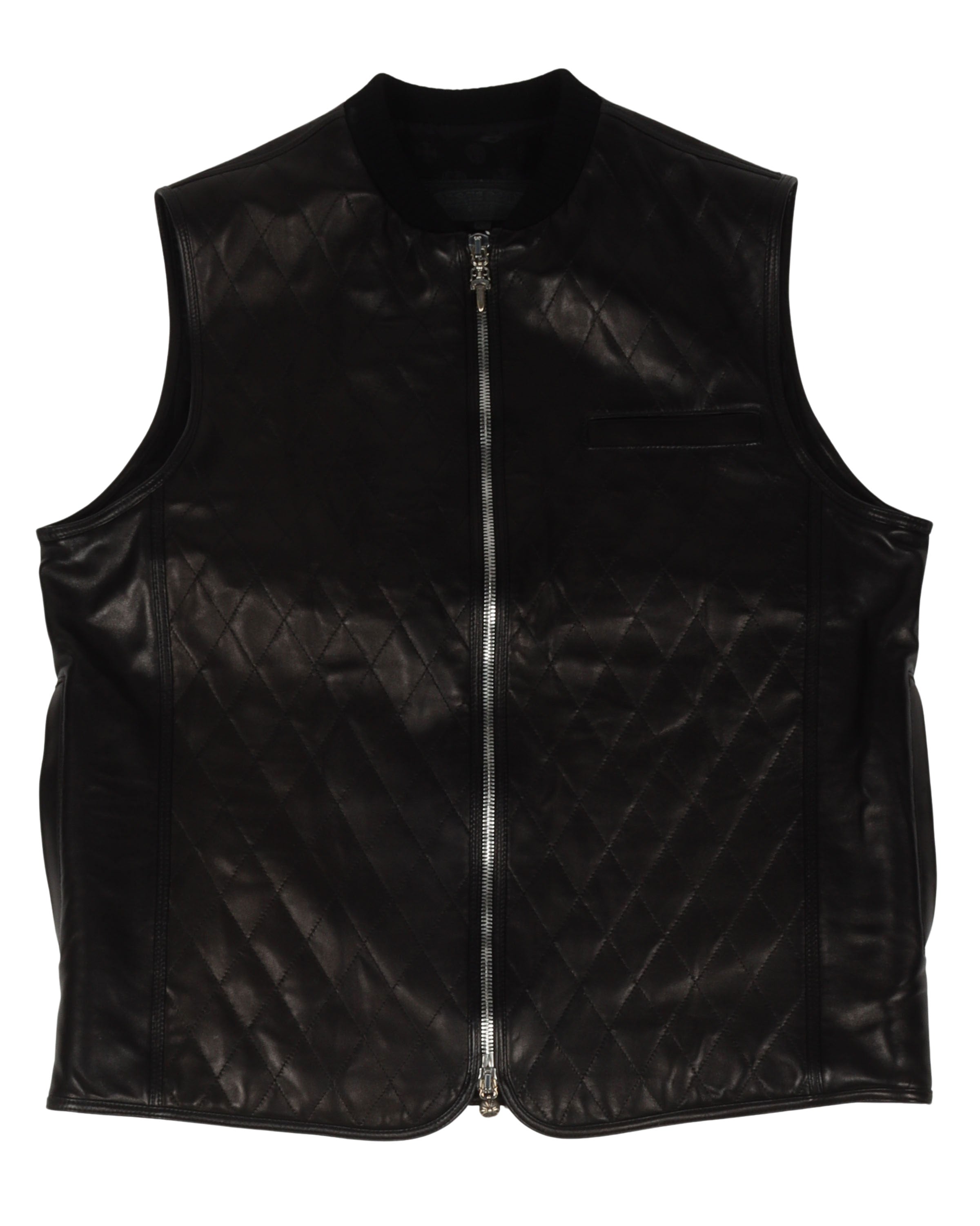 Chrome Hearts Quilted Leather Vest