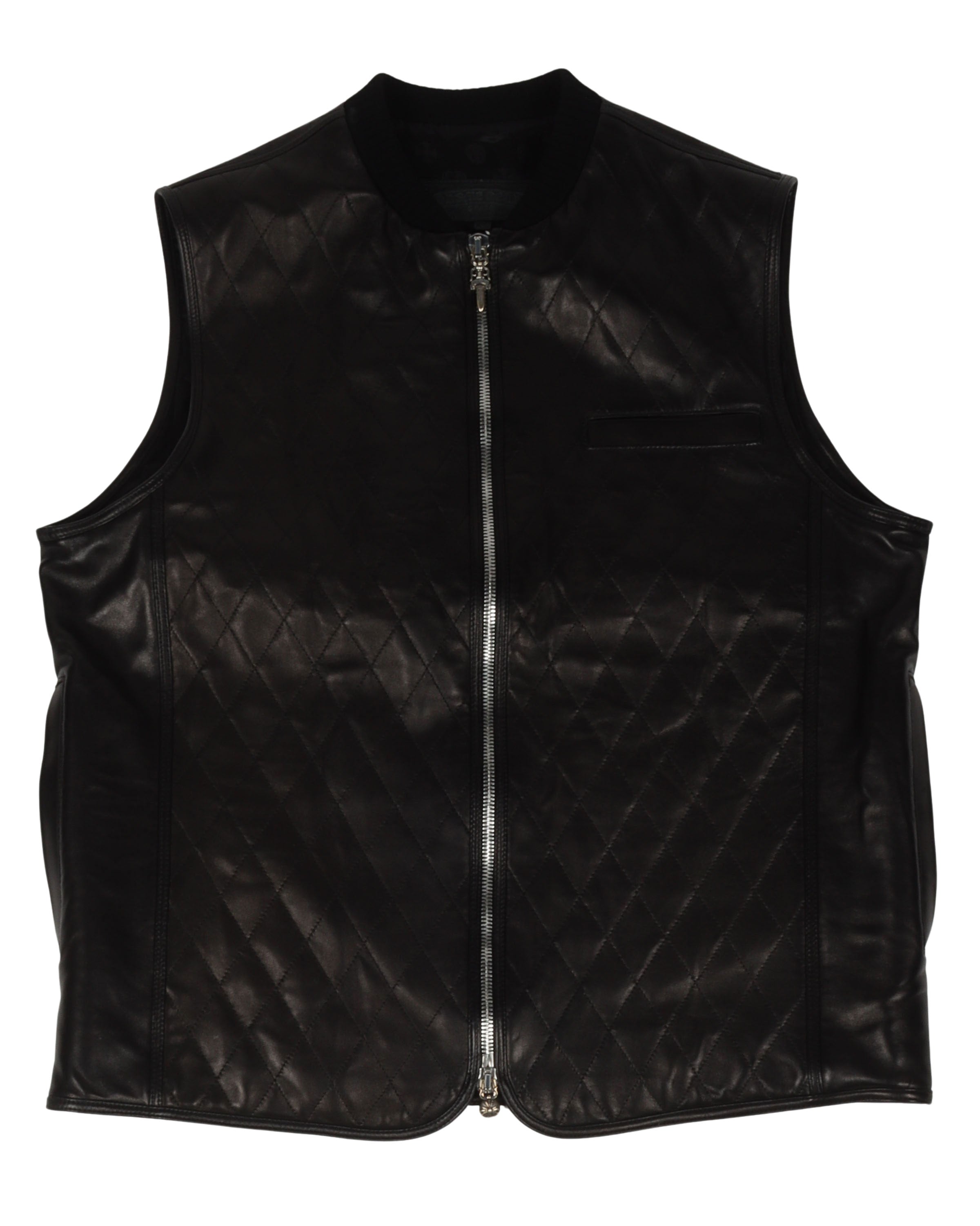 Quilted Leather Vest