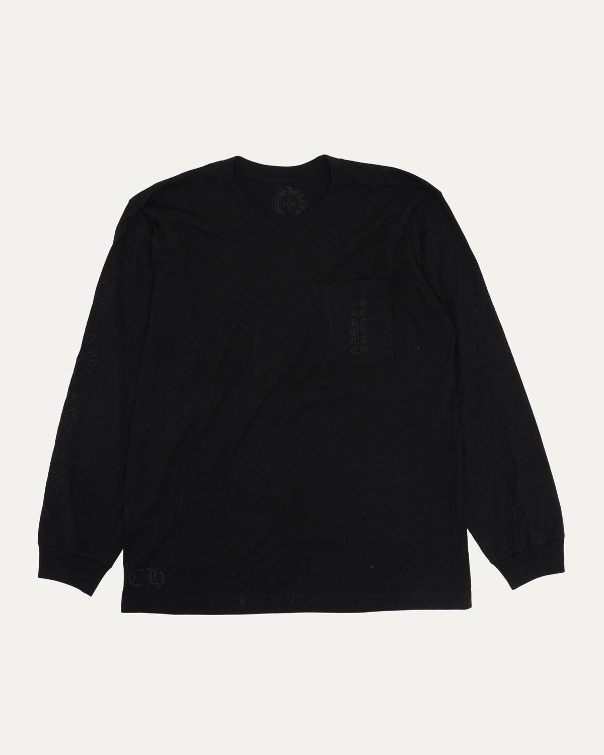 Miami Tonal Vertical Logo Long Sleeve Pocket T-Shirt