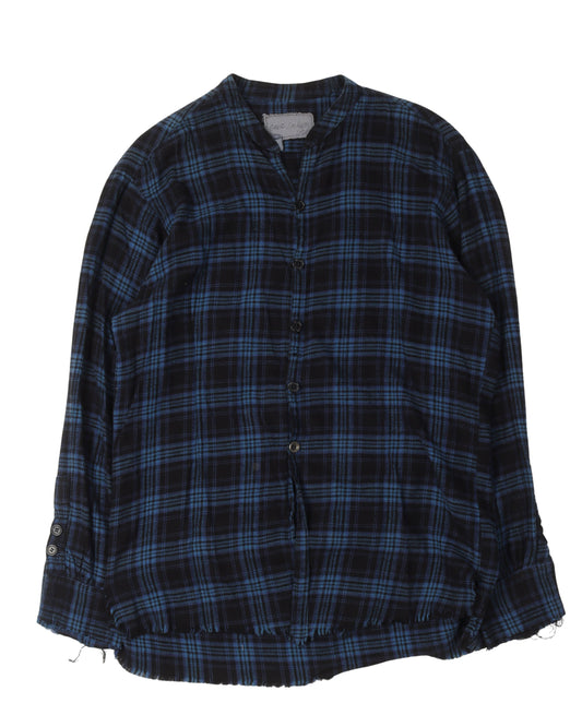 Plaid Flannel Studio Shirt