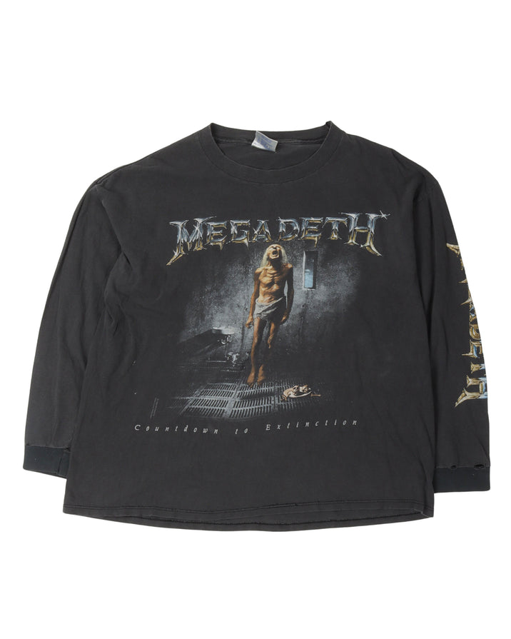 Megadeath "Countdown to Extinction" Long Sleeve T-Shirt