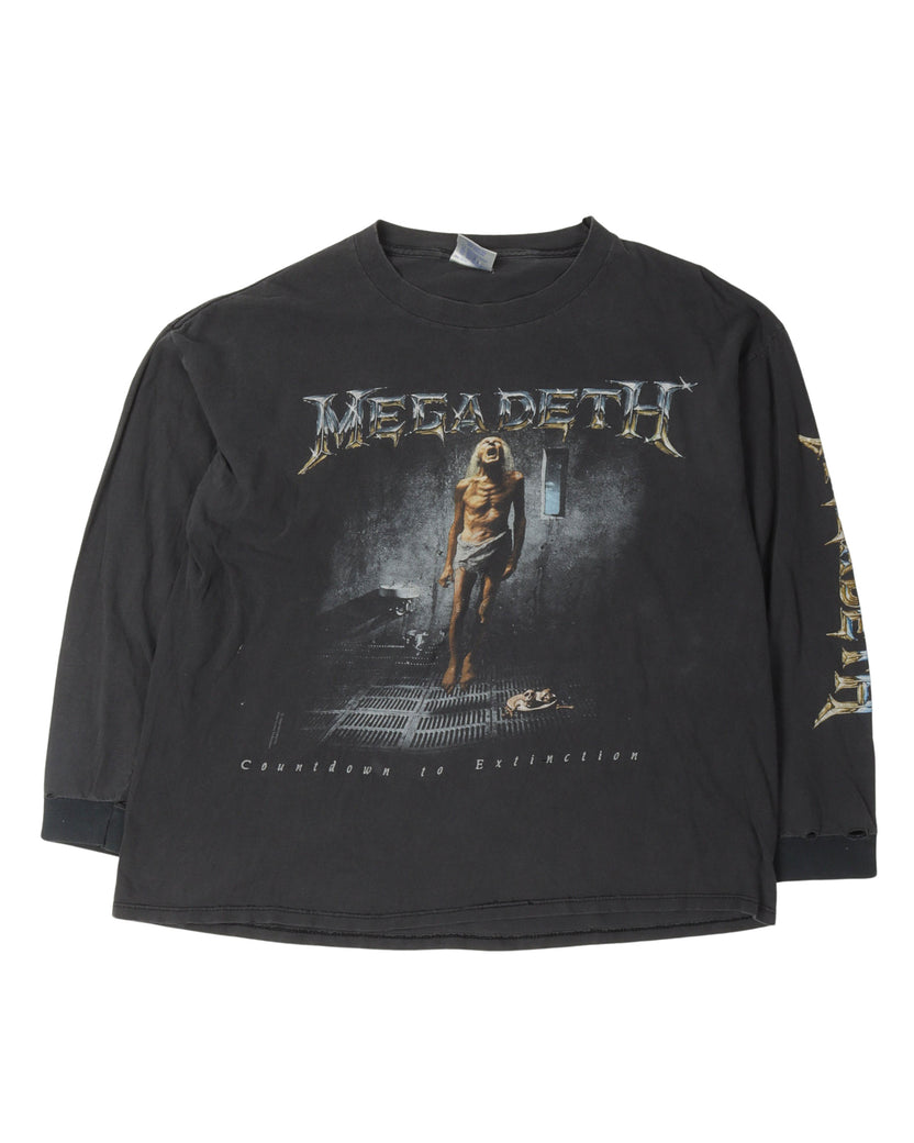 Megadeath "Countdown to Extinction" Long Sleeve T-Shirt