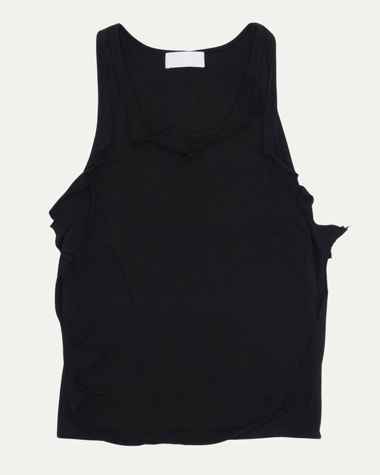 Taped Seam Ribbed Tank Top