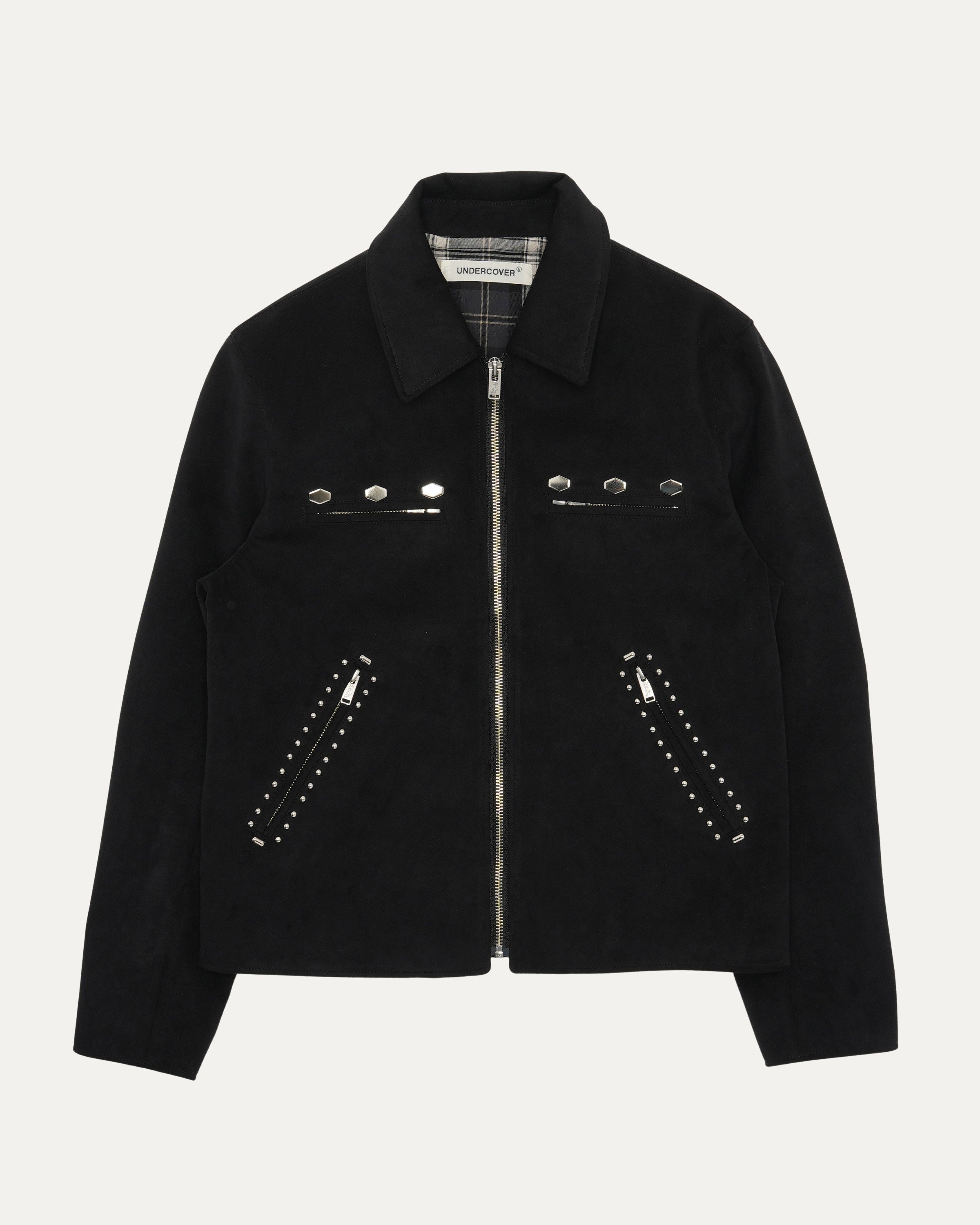 Undercover Faux Suede Studded Jacket – Justin Reed