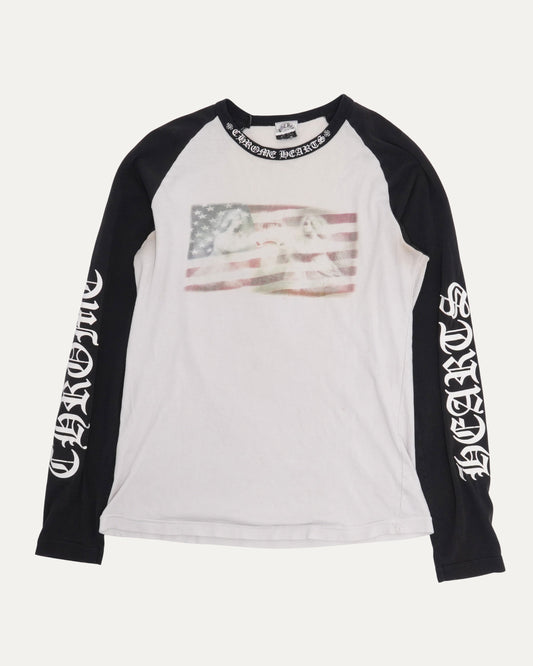American Flag Raglan T-Shirt