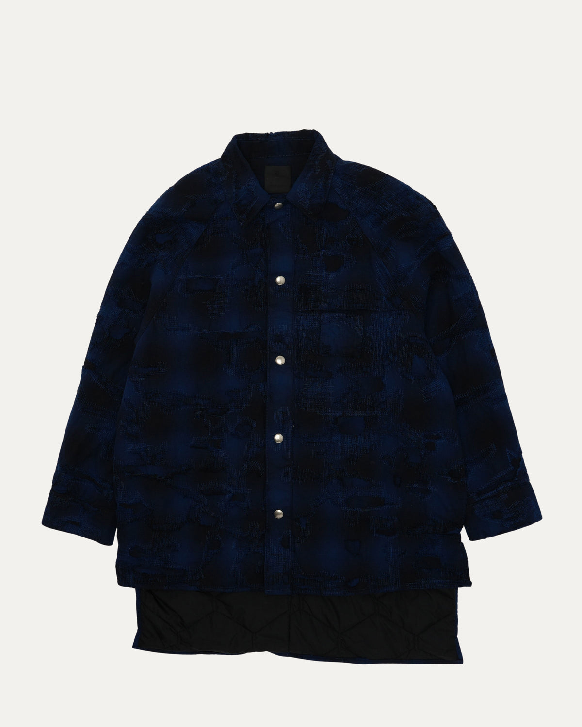 Distressed Shirt Jacket