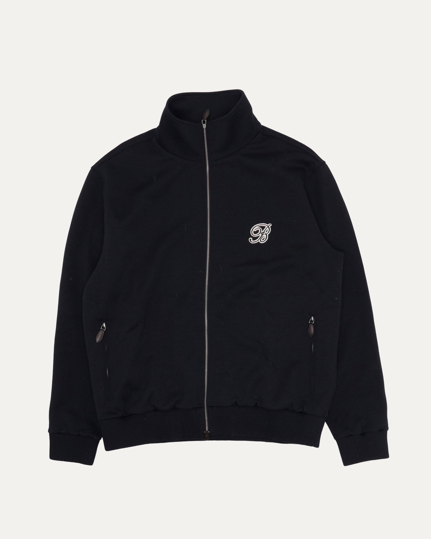 Wool Blend Applique Track Jacket