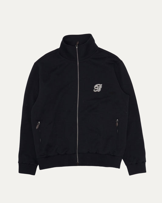 Wool Blend Applique Track Jacket