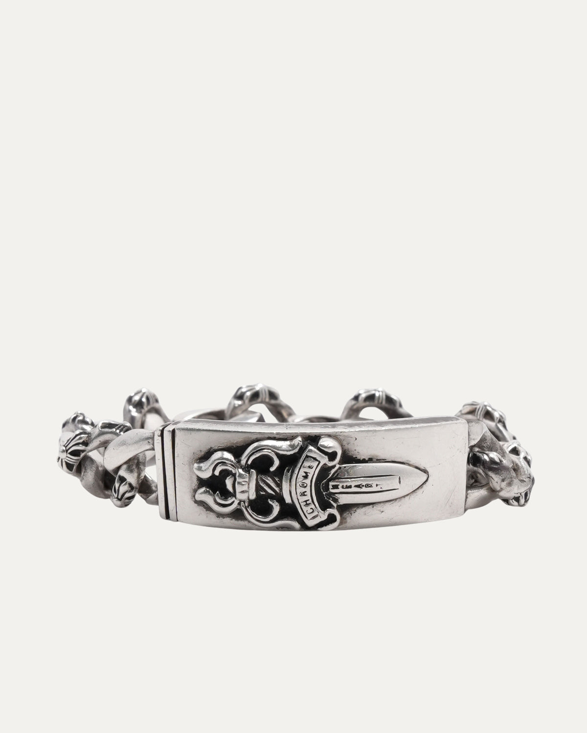 Fancy Link Dagger ID Bracelet