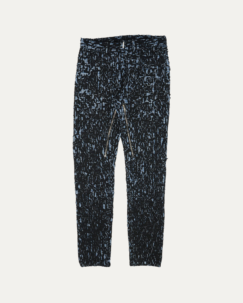 4G Jacquard Shredded Jeans