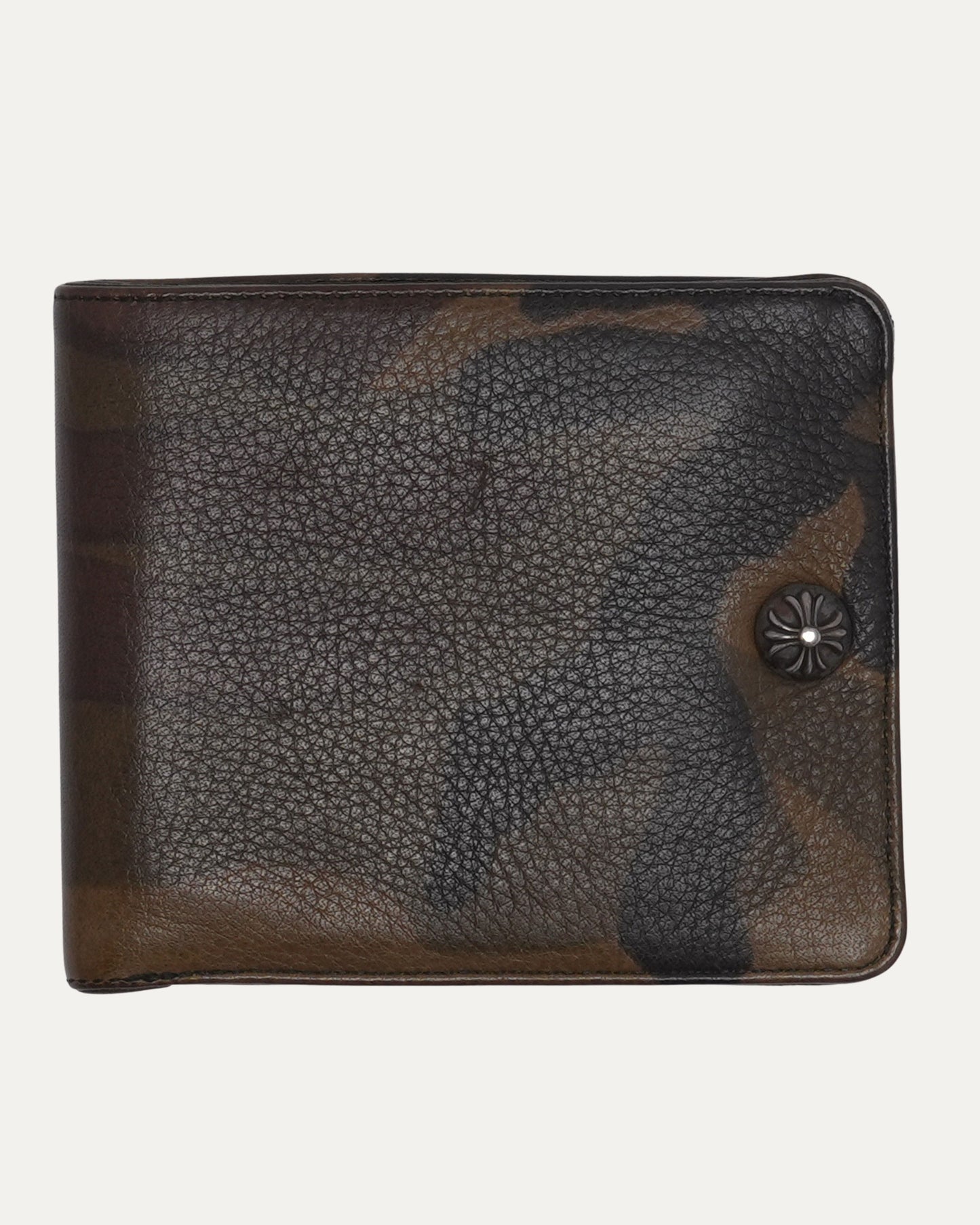 Camouflage Leather Bifold Wallet