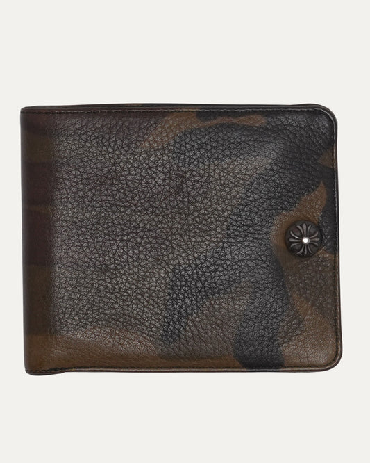 Camouflage Leather Bifold Wallet