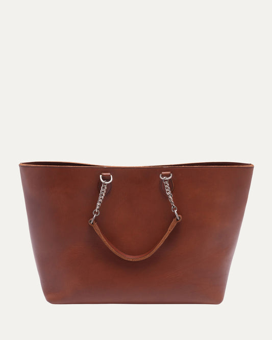 Chain Handle Tote Bag