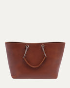 Chain Handle Tote Bag