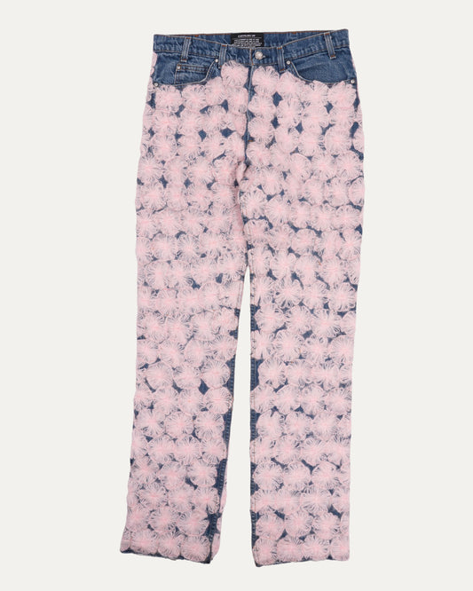 Floral Detail Jeans