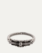Mini Floral Cross Ring