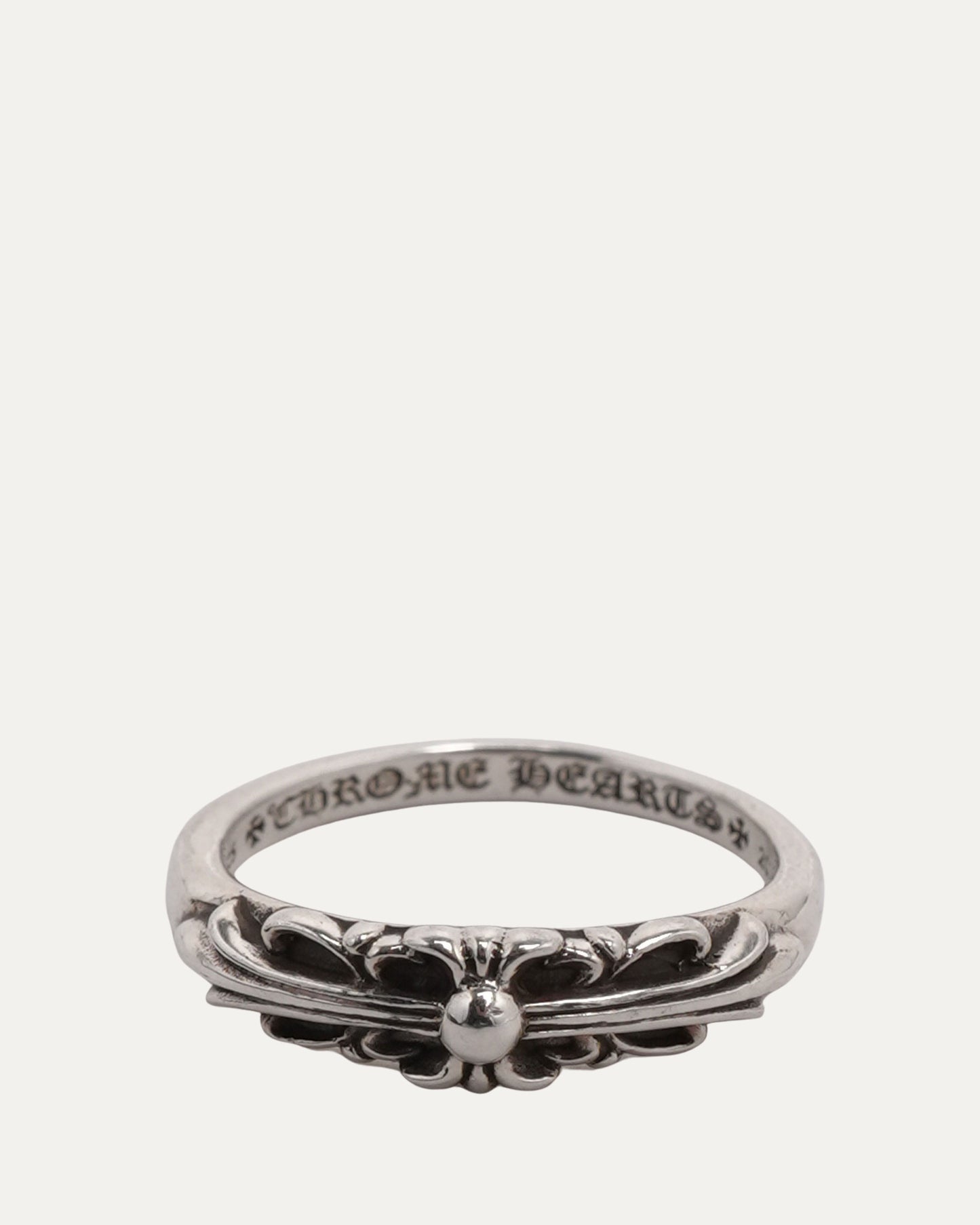 Mini Floral Cross Ring