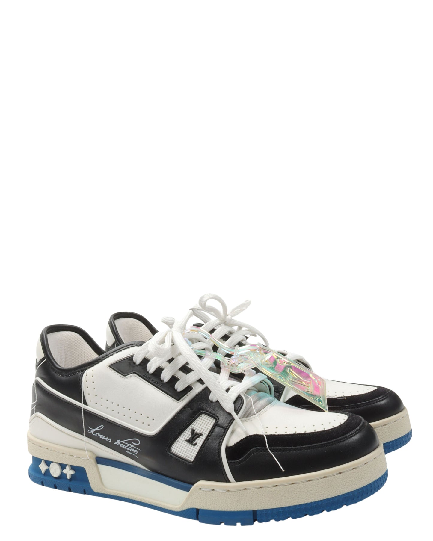 Upcycled LV Trainer Sneaker