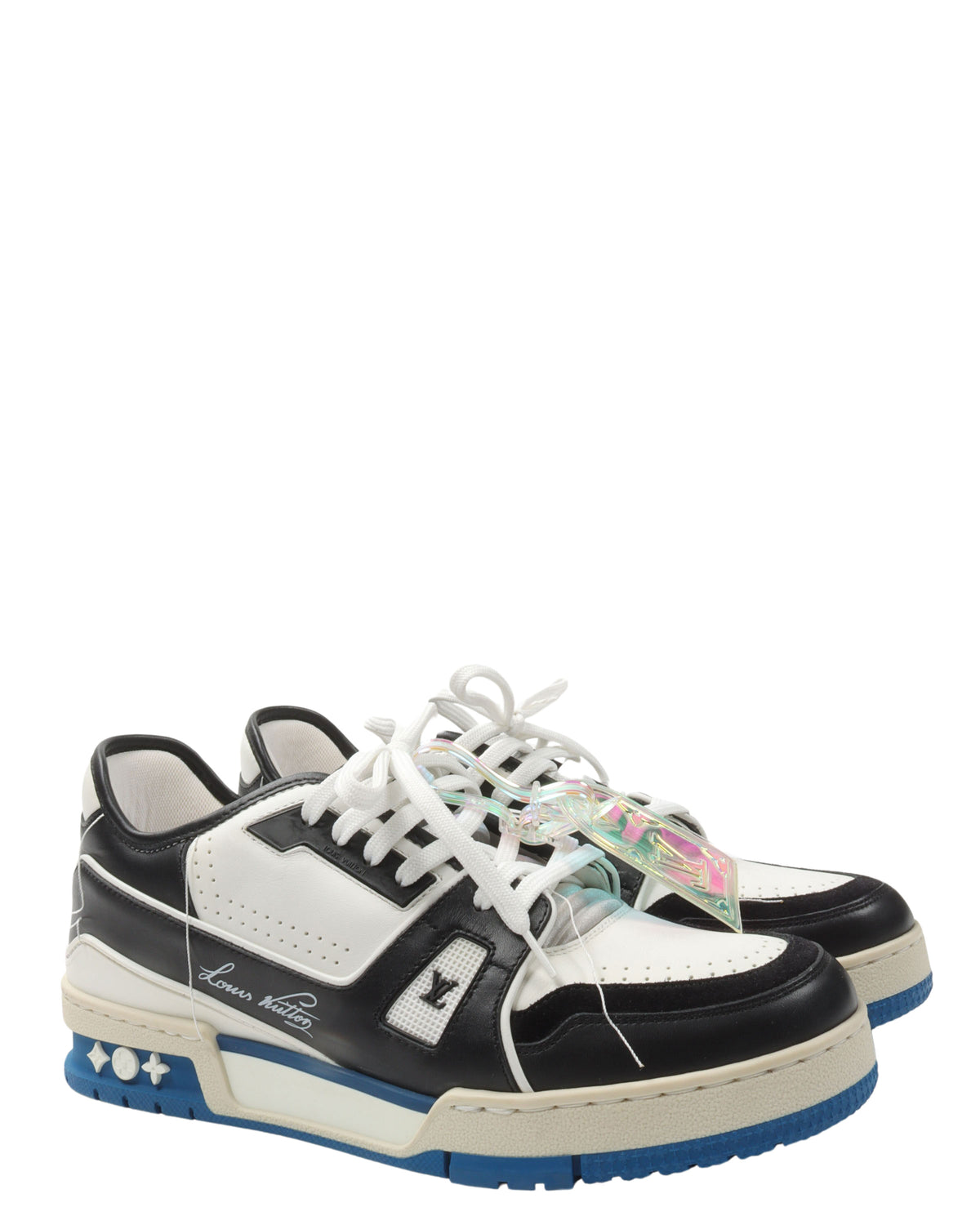 Upcycled LV Trainer Sneaker