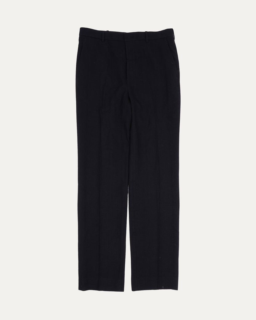 Wool Pleated Trousers