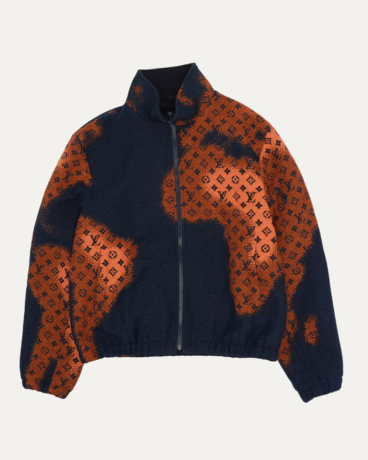 Bonfire Monogram Fleece Bouclette Blouson Jacket