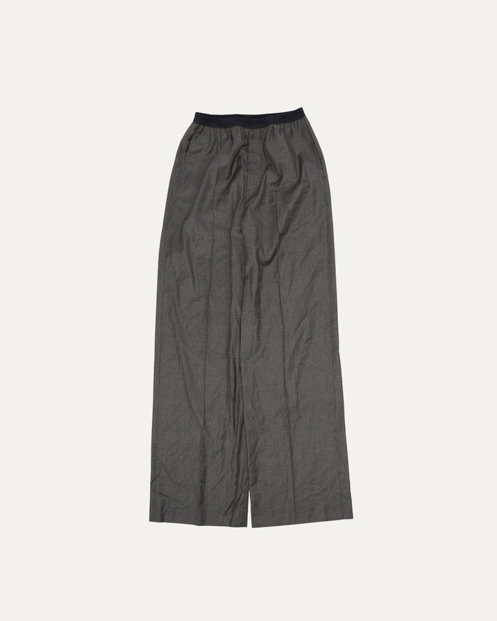 Prince of Wales Check Elastic Waist Pants