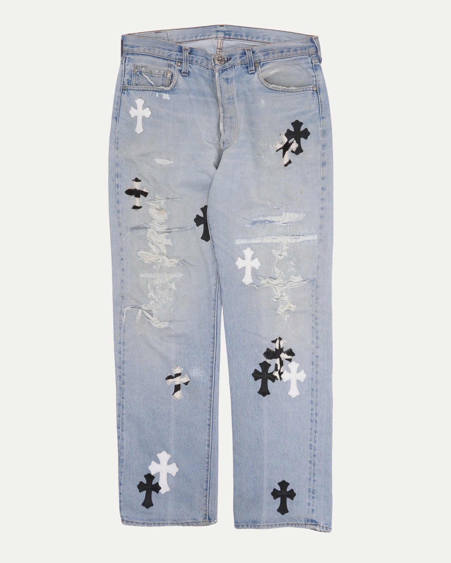 Levi's 501 Redline Cross Patch Jeans