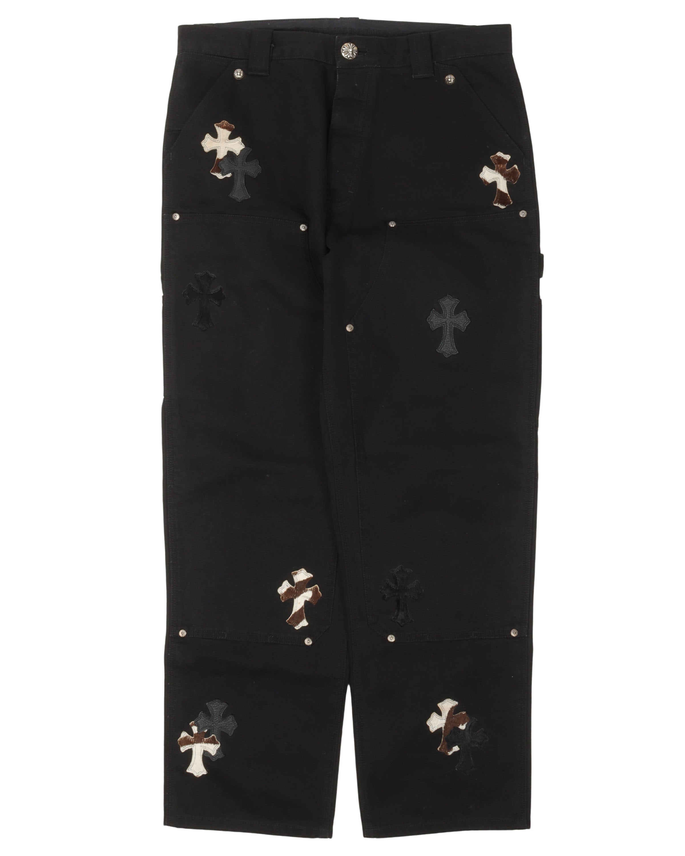 Cow Patch Double Knee Pants