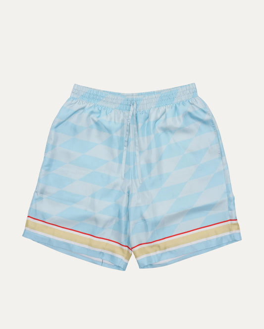 Damiers Et Cygne Silk Shorts