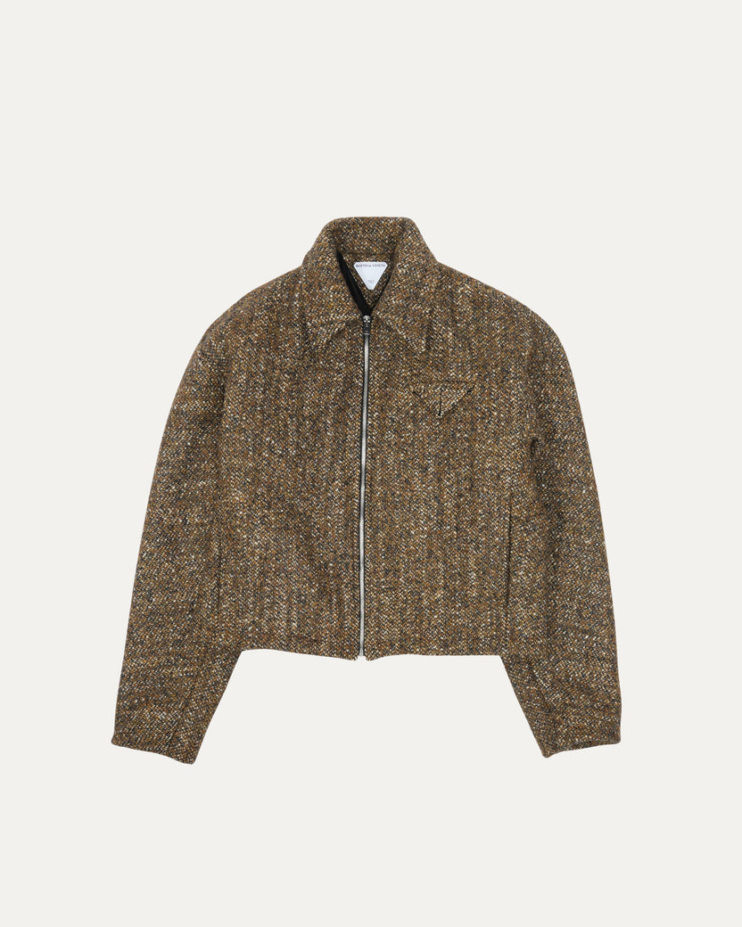 Donegal Wool-Blend Speckled Jacket