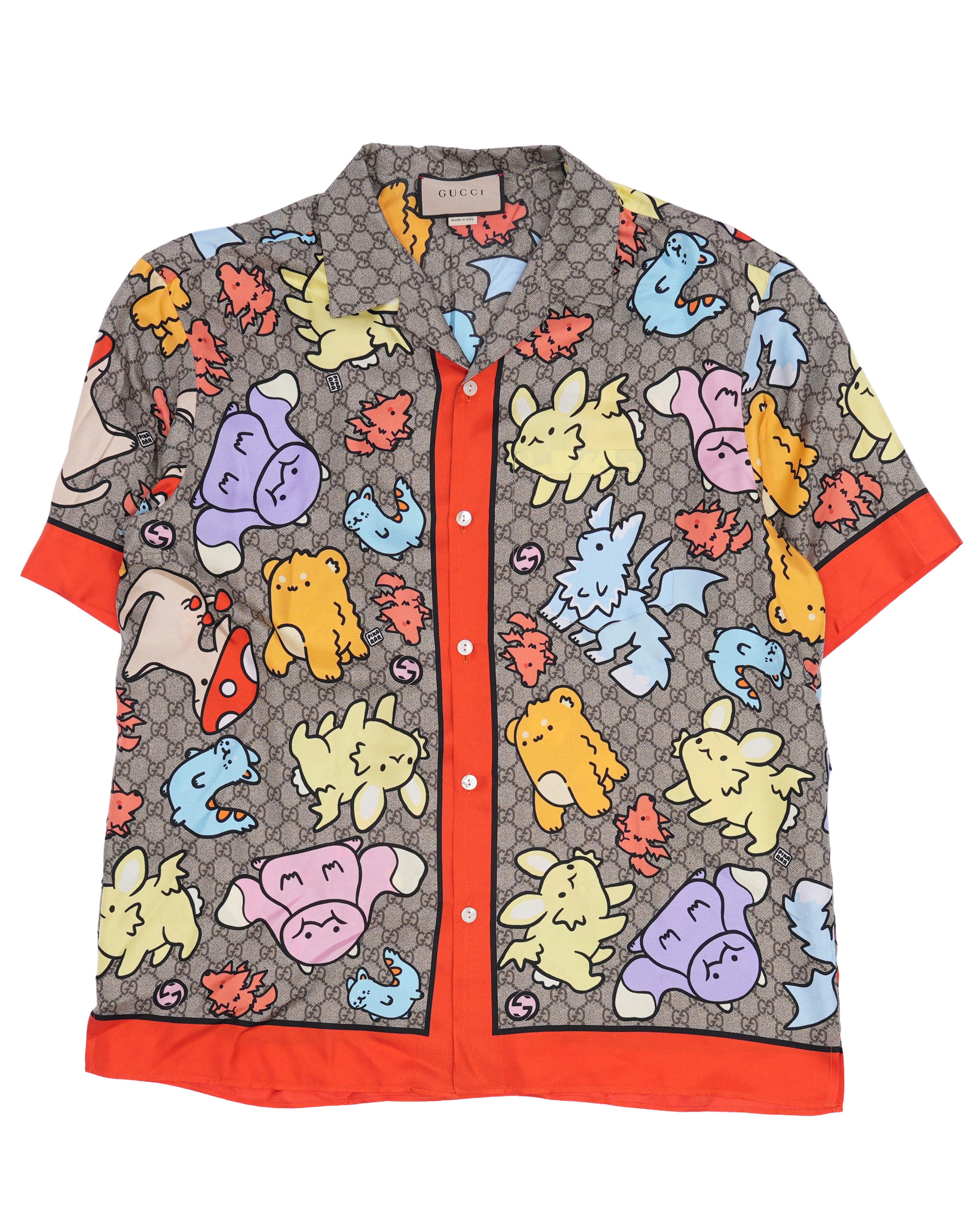 Kawaii Silk Bowling Shirt